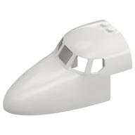 Aircraft Fuselage Curved Forward 6 × 10 Top with 5 Window Panes White