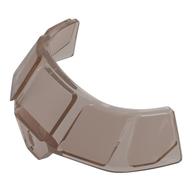Glass for Aircraft Fuselage Curved Forward 6 × 10 Top with 5 Window Panes Trans-Brown