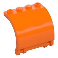 Panel 3 × 4 × 3 Curved Orange