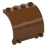 Panel 3 × 4 × 3 Curved Reddish Brown