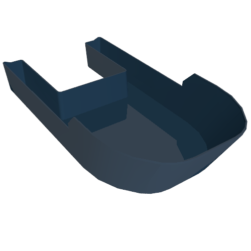 Boat Hull 20 × 40 × 7 Dark Blue