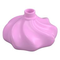 Duplo Cake Swirl Decoration with Top Stud Leuchtrosa