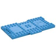 Platte speziell 9 × 16 × 2/3 mit 1 × 4 vertieft Dunkelazur