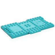 Platte speziell 9 × 16 × 2/3 mit 1 × 4 vertieft Mittelazur