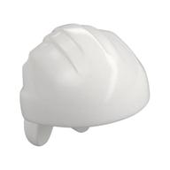 Hat Rag Wrap / Bandana, Rounded Top Weiß