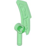 Weapon Blade with Bar (Ninjago Jade Blade) Trans-Green