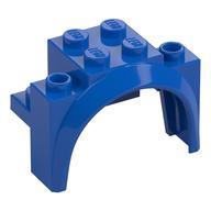 Wheel Arch, Mudguard 4 × 2 1/2 × 2 1/3 Blue