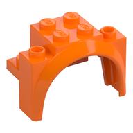 Wheel Arch, Mudguard 4 × 2 1/2 × 2 1/3 Orange