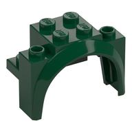 Wheel Arch, Mudguard 4 × 2 1/2 × 2 1/3 Dunkelgrün