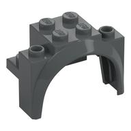 Wheel Arch, Mudguard 4 × 2 1/2 × 2 1/3 Dark Bluish Gray