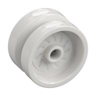 Wheel 18 × 12 with Axle Hole and Stud White