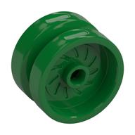 Wheel 18 × 12 with Axle Hole and Stud Green