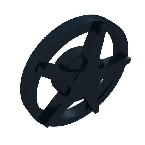 Wheel Cover 5 Spoke - for Wheel 18976 Schwarz
