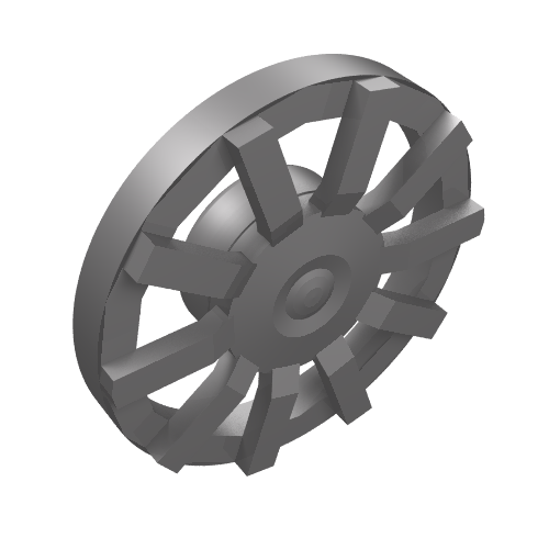 Wheel Cover 10 Spoke - for Wheel 18976 Mattsilber