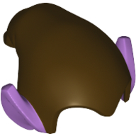 Hat Drooping with Medium Lavender Pointy Ears pattern in 