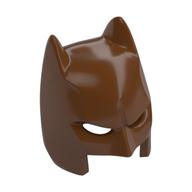 Mask, Batman Cowl Open Chin [Plain] Reddish Brown