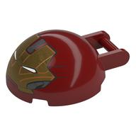 Windscreen 4 × 4 × 1 2/3 Canopy Half Sphere with Handle with Hulkbuster print Dunkelrot