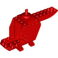 Helicopter Body 4 × 14 × 5 with Top Pin