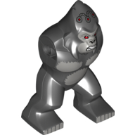 Body Giant, Gorilla with Gorilla Grodd Print Black