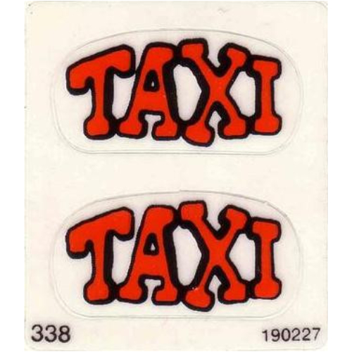 Sticker Sheet 2 for Sets 128-1, 338-2 [No Color/Any Color]
