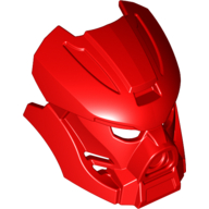 Large Figure Mask, Kanohi Hau (Mask of Fire) Red