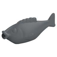 Duplo Animal Fish with Thick Tail and Small Tail Fin Mattsilber
