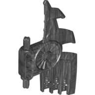 Large Figure Weapon Axe Blade / Glider Wing Pearl Titanium
