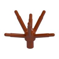 Plant, Flower Stem with Bar and 6 Stems Dunkelorange