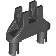 Technic Pin Double Triangle 1 × 3 with 2 Clips Squared Pin Holes
