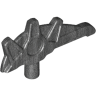 Weapon Blade with Bar and 3 Spikes Pearl Titanium