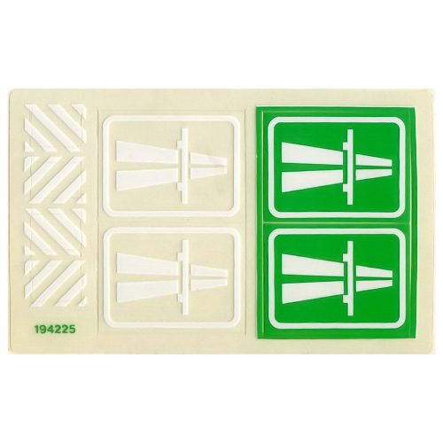Stickerbogen für Set 6653-1 [Keine Farbe/Beliebige Farbe]