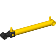 Pneumatic Cylinder 1 × 11 with 2 Stepped Inlets [V2] in Yellow