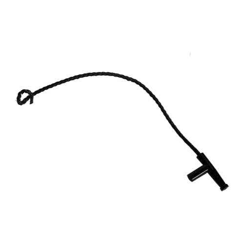 Minifig Hose Nozzle Simple with 13L Black String Black