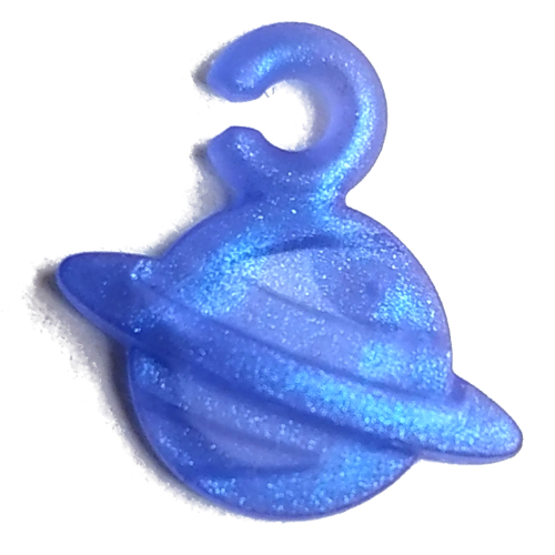 Pendant Saturnus Opal Trans-Light Blue