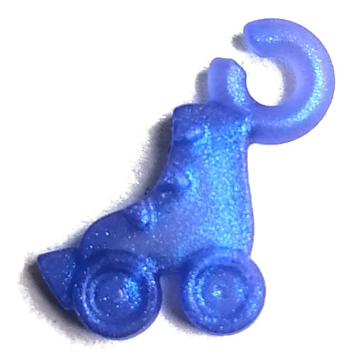 Pendant Roller Skate Opal Trans-Light Blue
