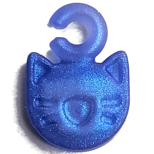 Pendant Cat Opal Trans-Light Blue