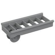 Duplo Ladder with Base Locking Ring, Short (Fire) Light Bluish Gray