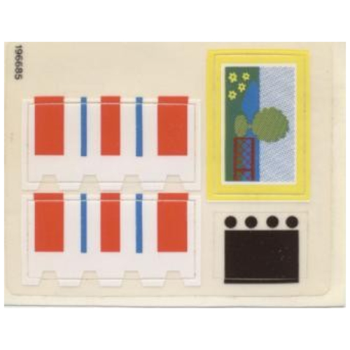 Sticker Sheet for Set 6370-1 [No Color/Any Color]