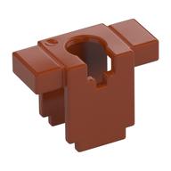 Minifig Neckwear Armour Breastplate Rectangular (Minecraft) Dark Orange