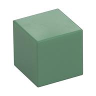Minifig Head Special, Cube [Plain] Sand Green