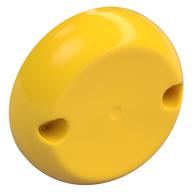 Dome Hemisphere 7 × 7 with 2 Pin Holes [Plain] Gelb