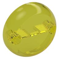 Dome Hemisphere 7 × 7 with 2 Pin Holes [Plain] Trans-Yellow