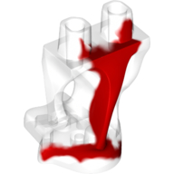 Lower Body, Ghost with Marbled Red Pattern in 