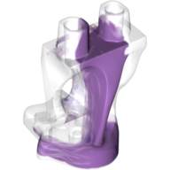 Lower Body, Ghost with Marbled Medium Lavender Pattern Transparent