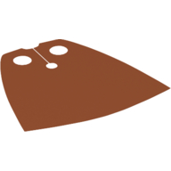 Neckwear Cape, Standard [Spongy Stretchable Fabric] Dunkelorange