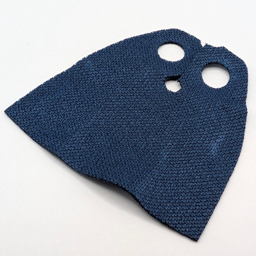 Neckwear Cape, Short [Shiny Spongy Stretchable Fabric] Dunkelblau