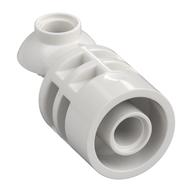 Brick Round 2 × 2 D. Tube with Rotation Joint Ball Half White