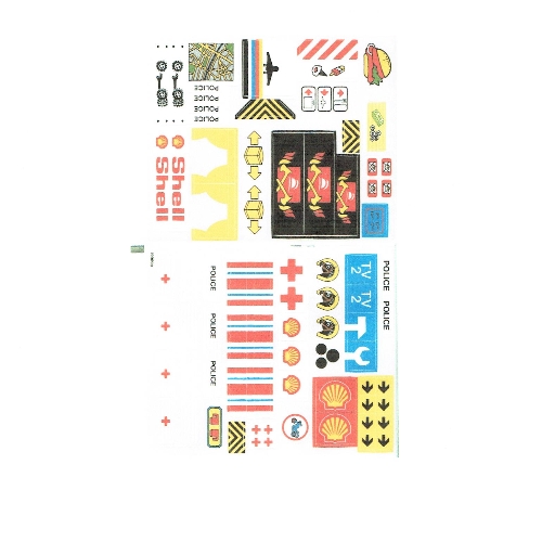 Sticker Sheet for Book 250-1 [Keine Farbe/Beliebige Farbe]
