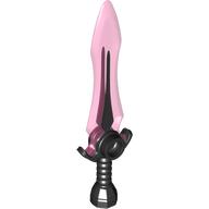 Waffe Schwert mit transparent-dunkelrosa Klinge (Muster)
