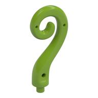 Animal Body Part / Plant, Tail / Vine Curled with Bar Lime
